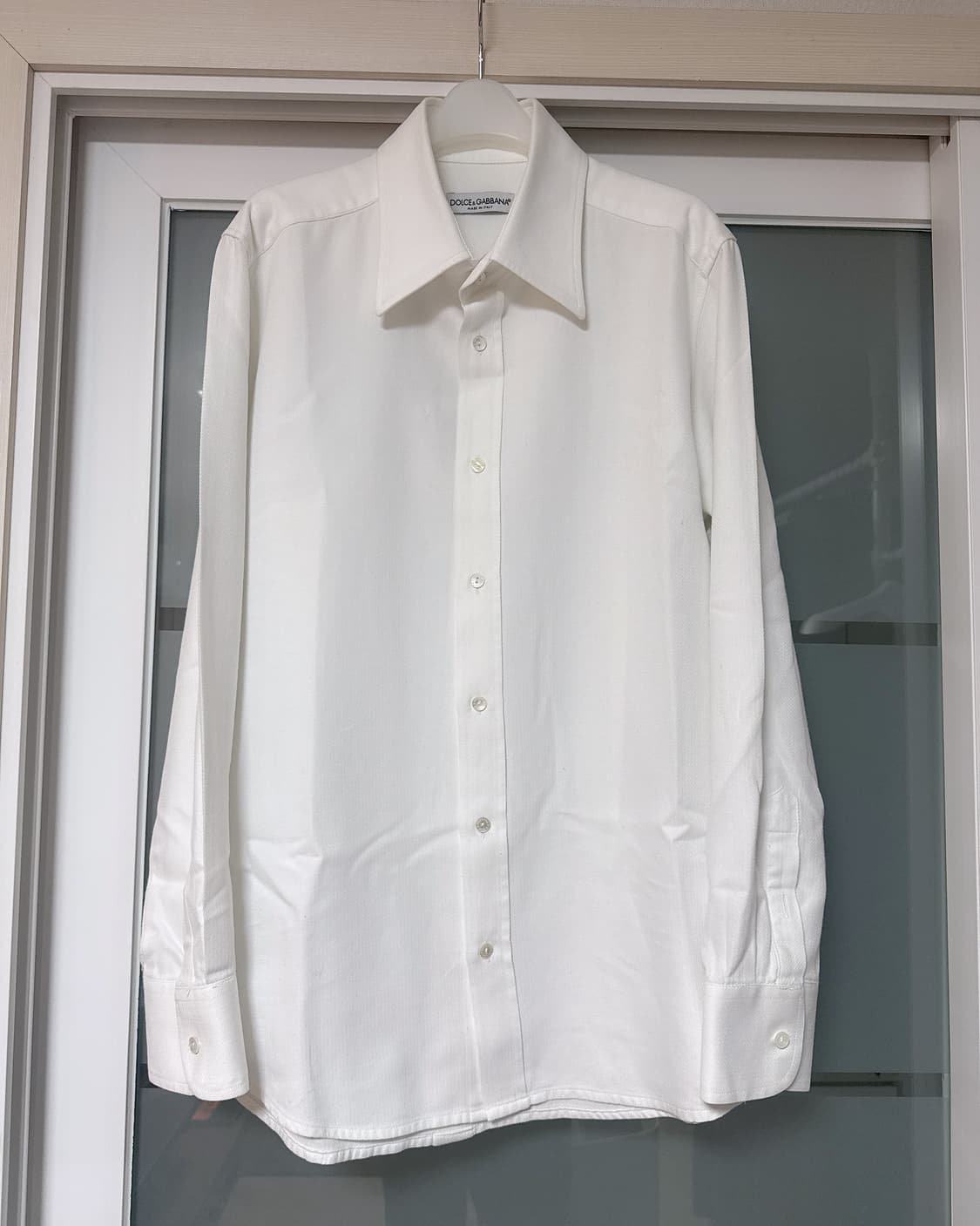 돌체앤가바나 화이트 드레스 셔츠 상품이미지1