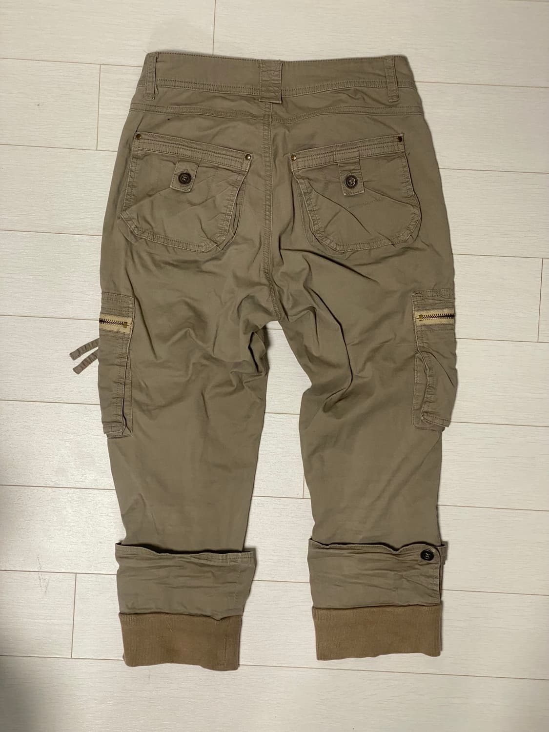 일본 빈티지 카고 카프리 팬츠 상품이미지5
