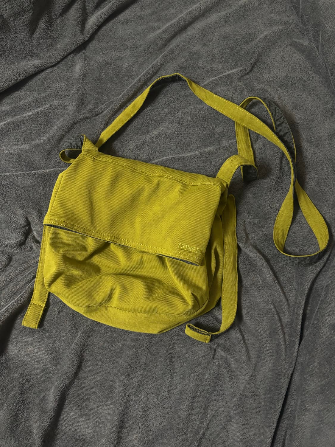 Coyseio FOLDING SWEAT CROSS BAG OLIVE 상품이미지8
