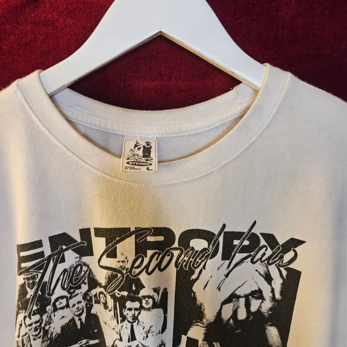 디파이클럽로버스 ENTROPY 프린팅 반팔 티셔츠 L size 상품이미지5