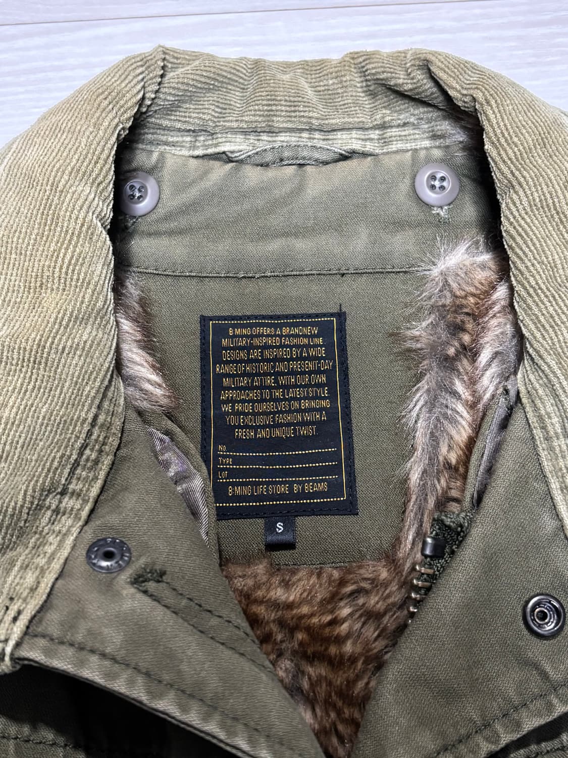 B:ming life store by beams m65필드자켓 상품이미지2