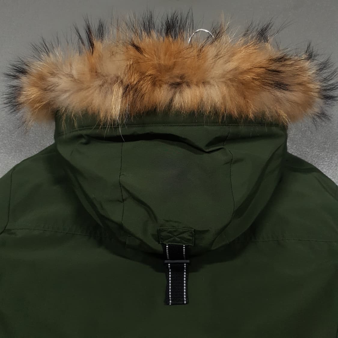 L (100) 아이더 노바 다운 자켓 후드퍼 헤비 덕다운 패딩 점퍼 카키 상품이미지8