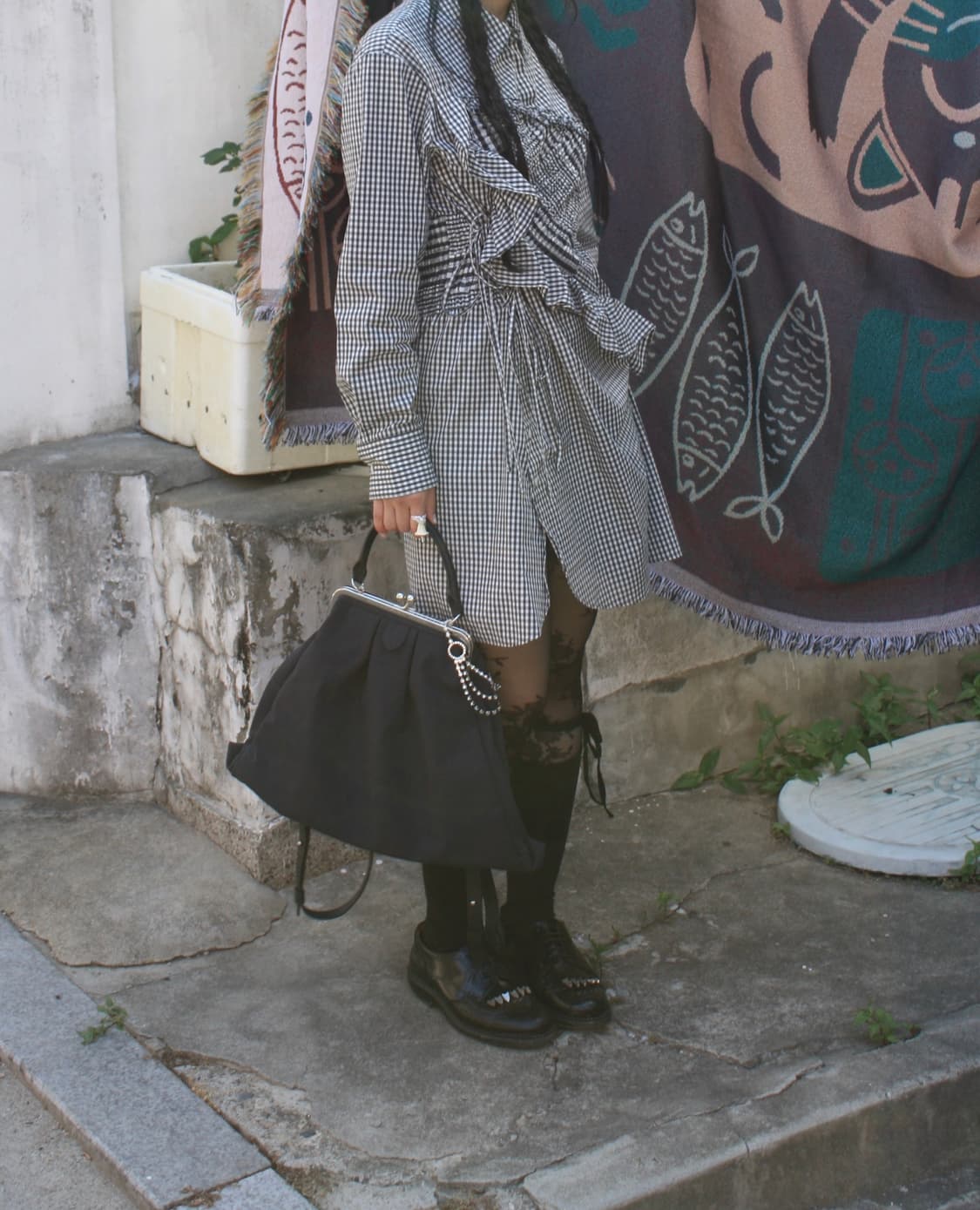 3.1 phillip lim check shirring dress 상품이미지2