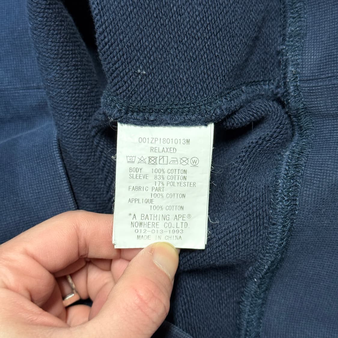 정품 베이프 사시코 카모 릴렉스드 핏 집업 후디 상품이미지7