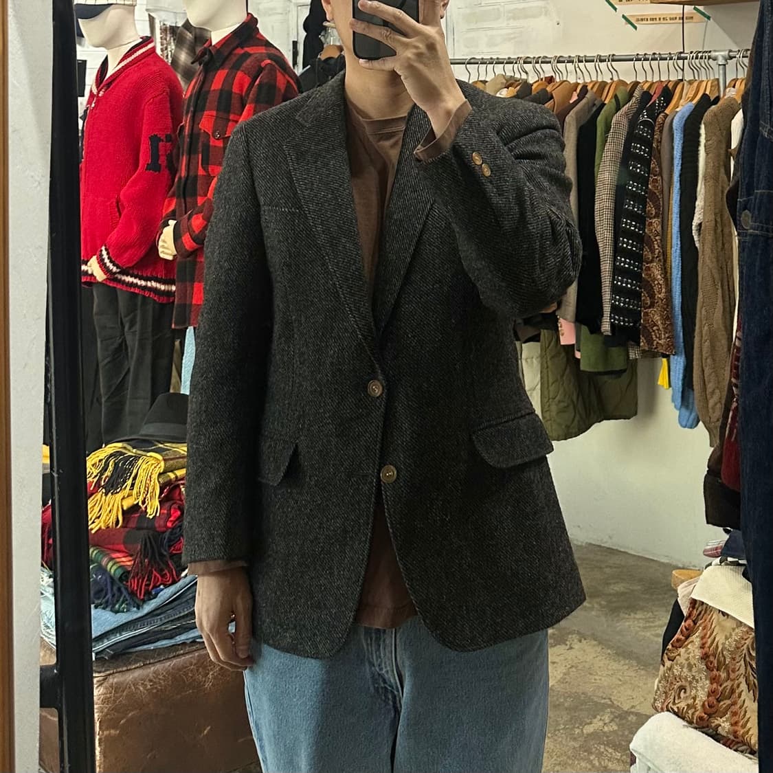 (착용컷) FIELD BROTHERS 모직 블레이져 (남성용 98) 상품이미지3