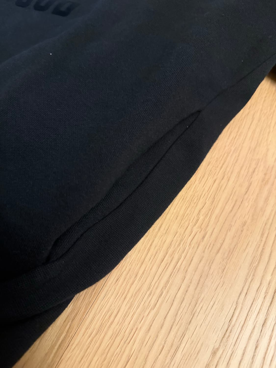 Fear of God 에센셜 블랙 스웻셔츠 XL 상품이미지5