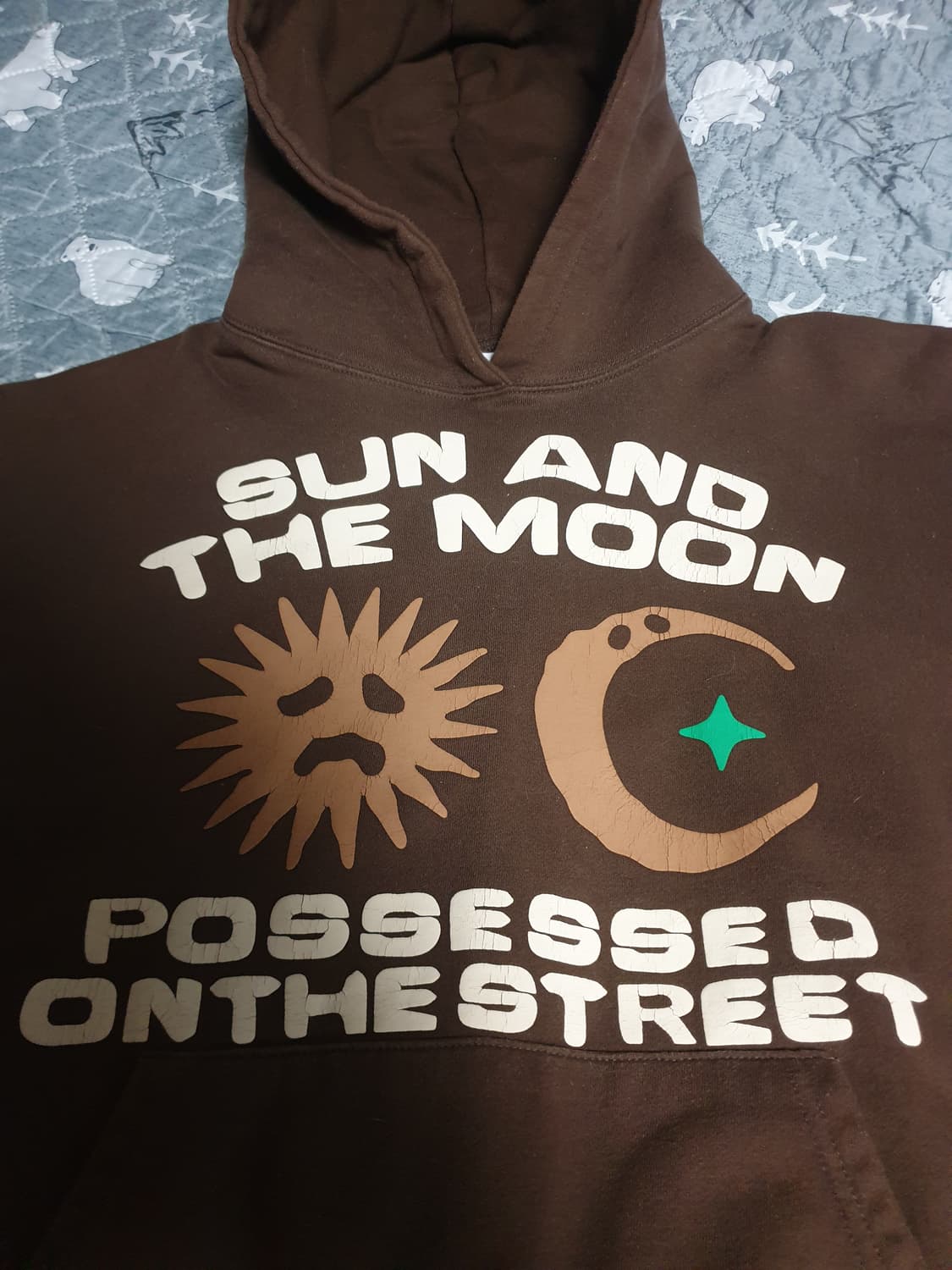 퍼츠 올데이 기모후드티 브라운 (2사이즈) 상품이미지2