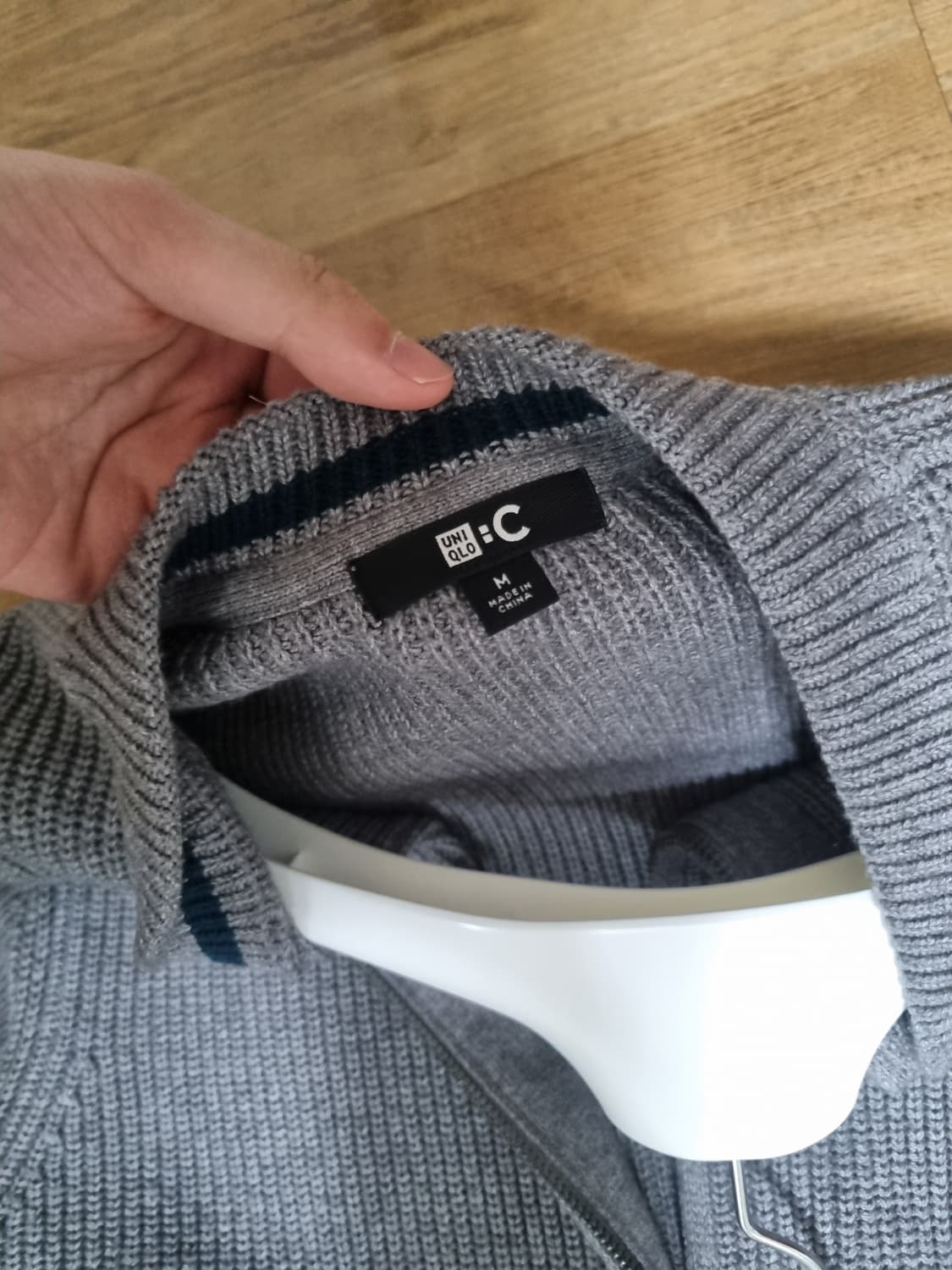 유니클로 C 크루넥 풀 집업 가디건 [m] 상품이미지5