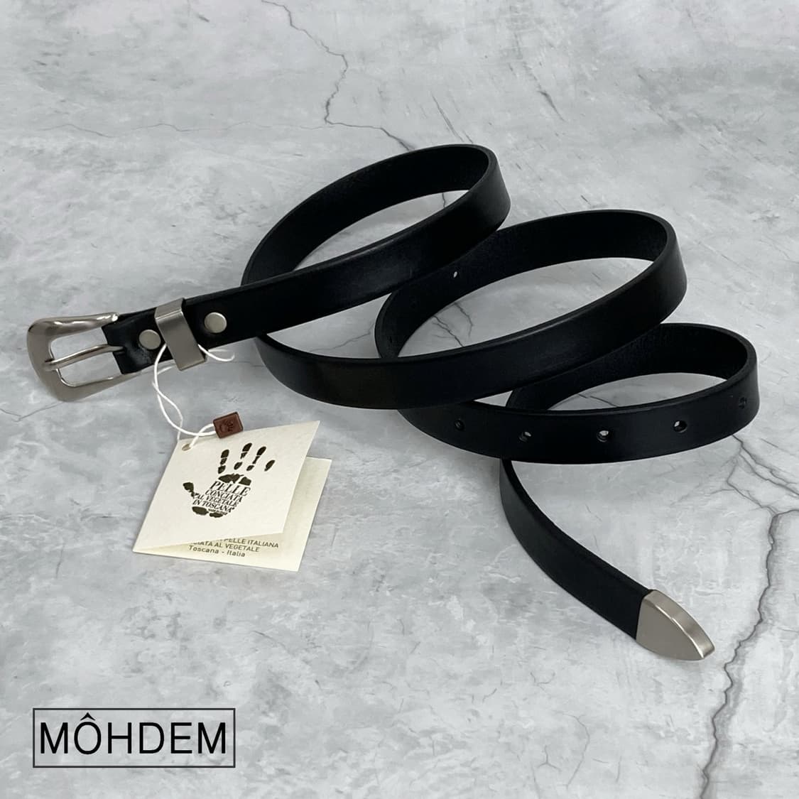 이태리 펠레 소가죽 웨스턴 벨트 20mm 상품이미지9