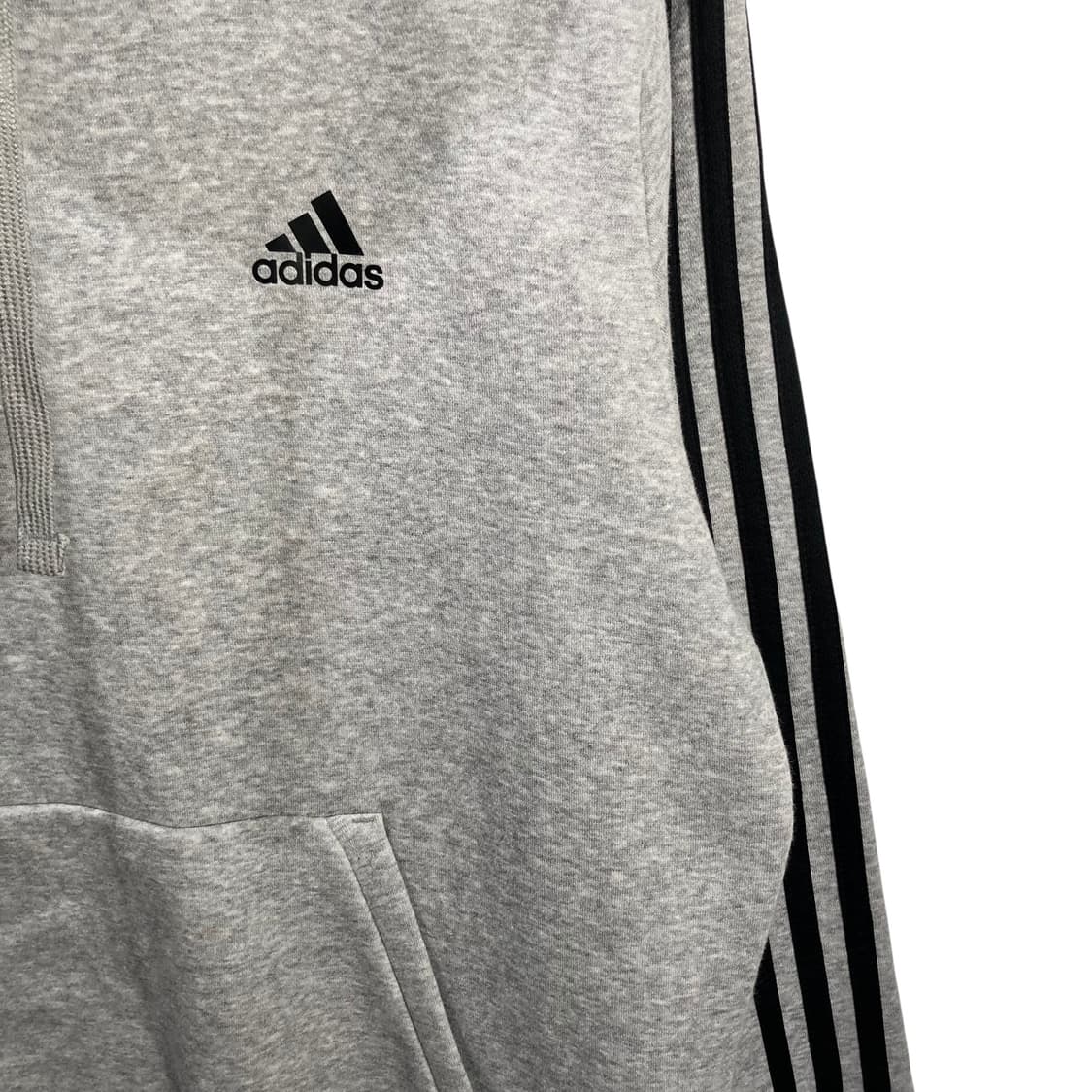 아디다스 사이드라인 그레이 후드 상품이미지4