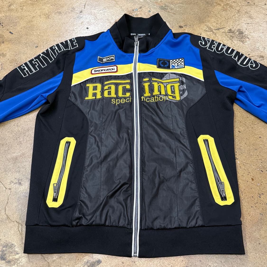 [정품/105] EXR 레이싱 스타일 블루종 자켓 b14 상품이미지3