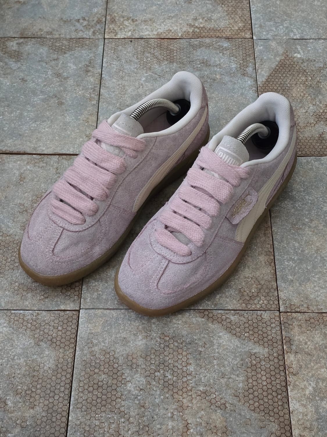 (250)푸마 팔레르모 헤어리 로즈쿼츠  상품이미지1