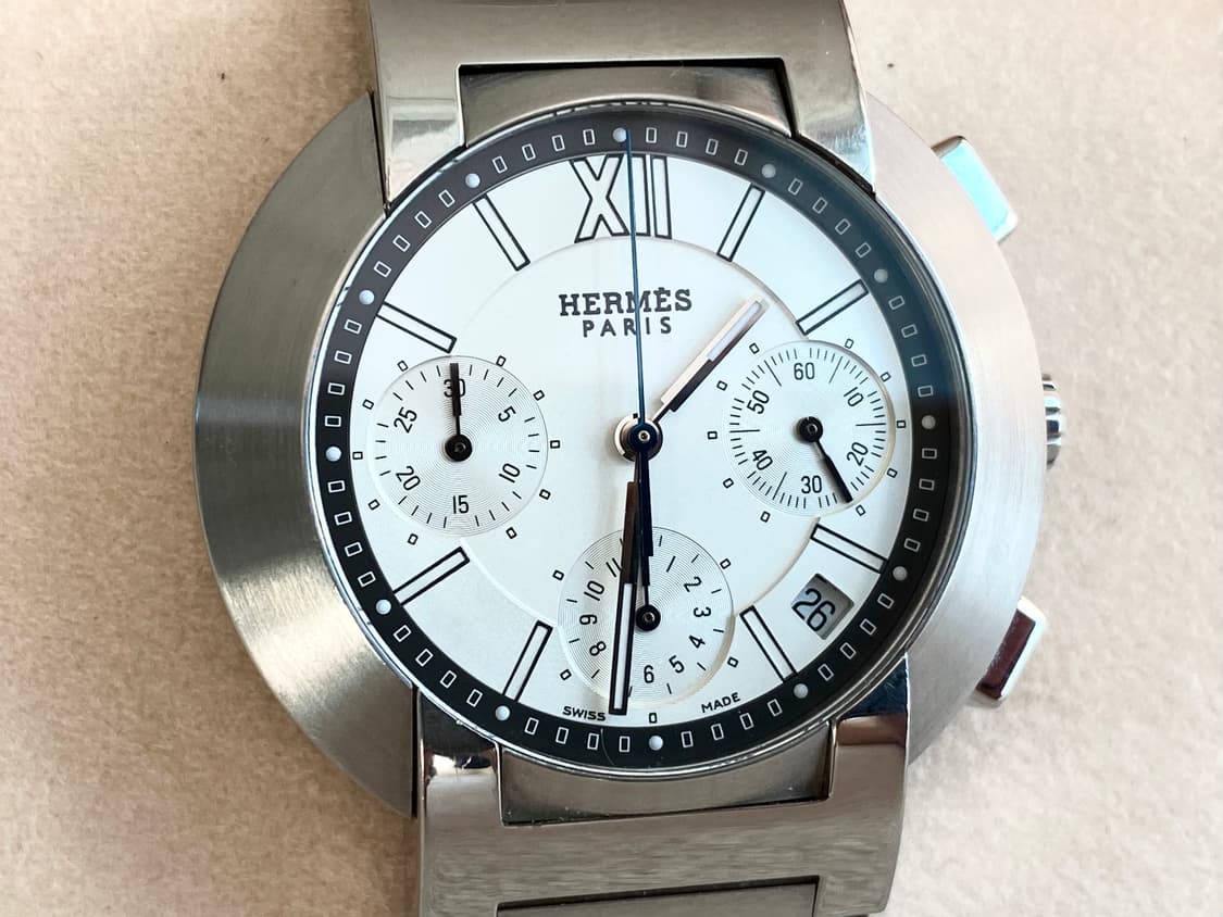 에르메스 노마드 NO1.910 남성용 쿼츠 39mm 화이트 다이얼 상품이미지1