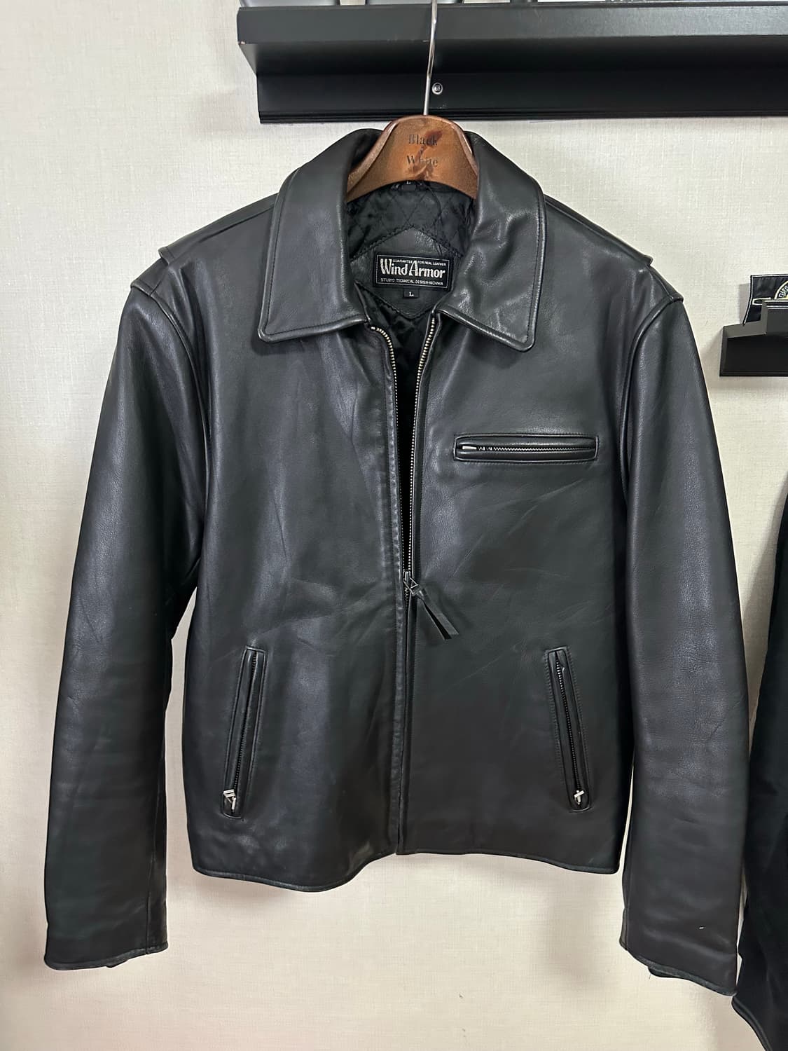 WIND ARMOR LEATHER JACKET L(95-100) 상품이미지1