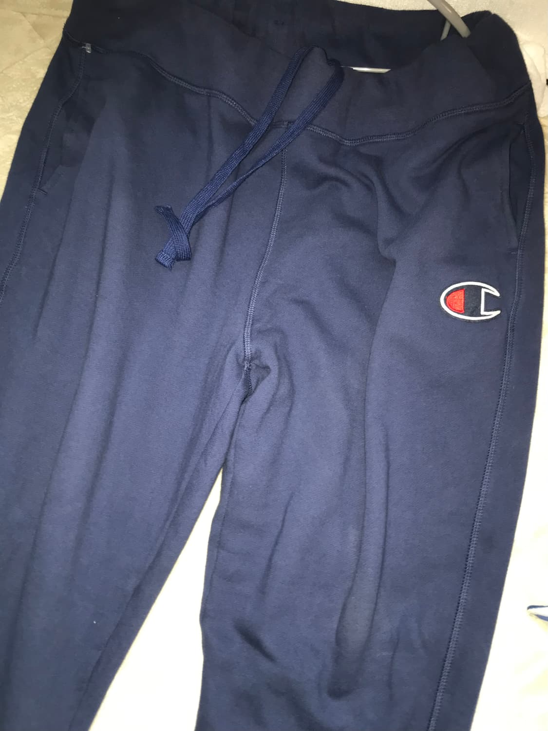 챔피온 벌룬 와이드 스웨드팬츠 츄바 핀터깔 상품이미지2