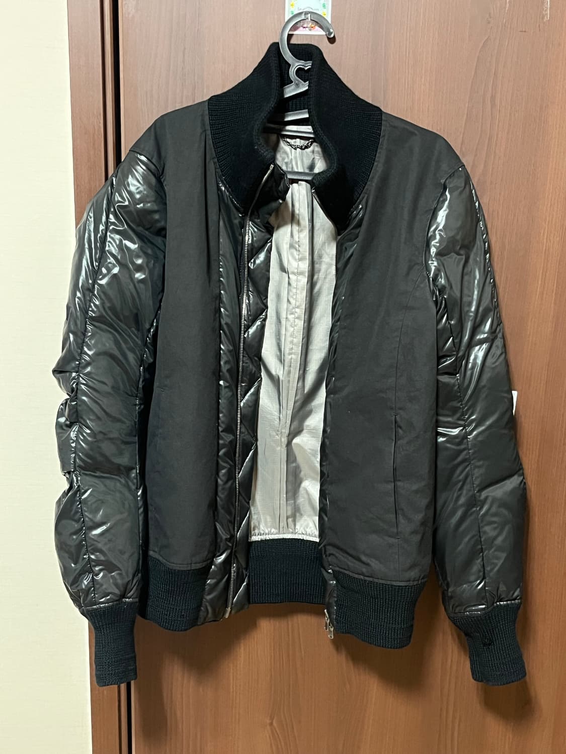 THE VIRIDI ANNE 하이넥 구스다운 플라이트 자켓 상품이미지3