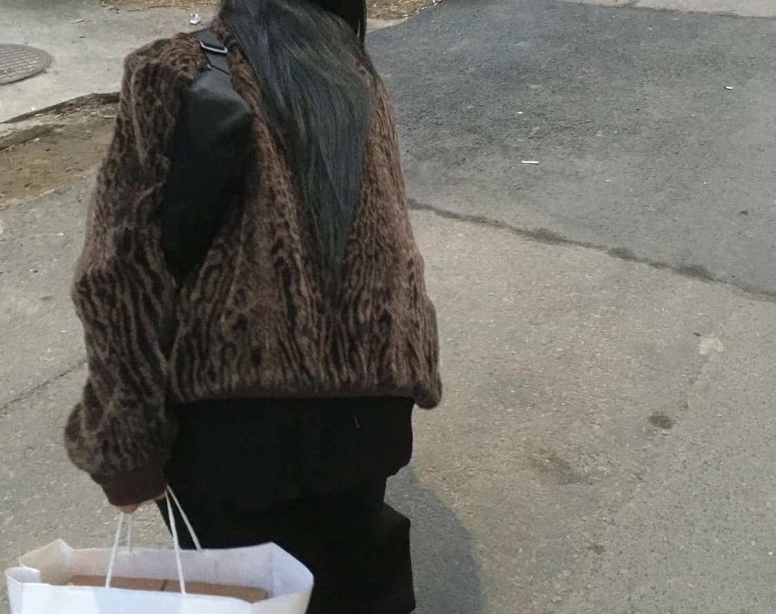 비슬로우 리버시블 퍼 점퍼 브라운 상품이미지5