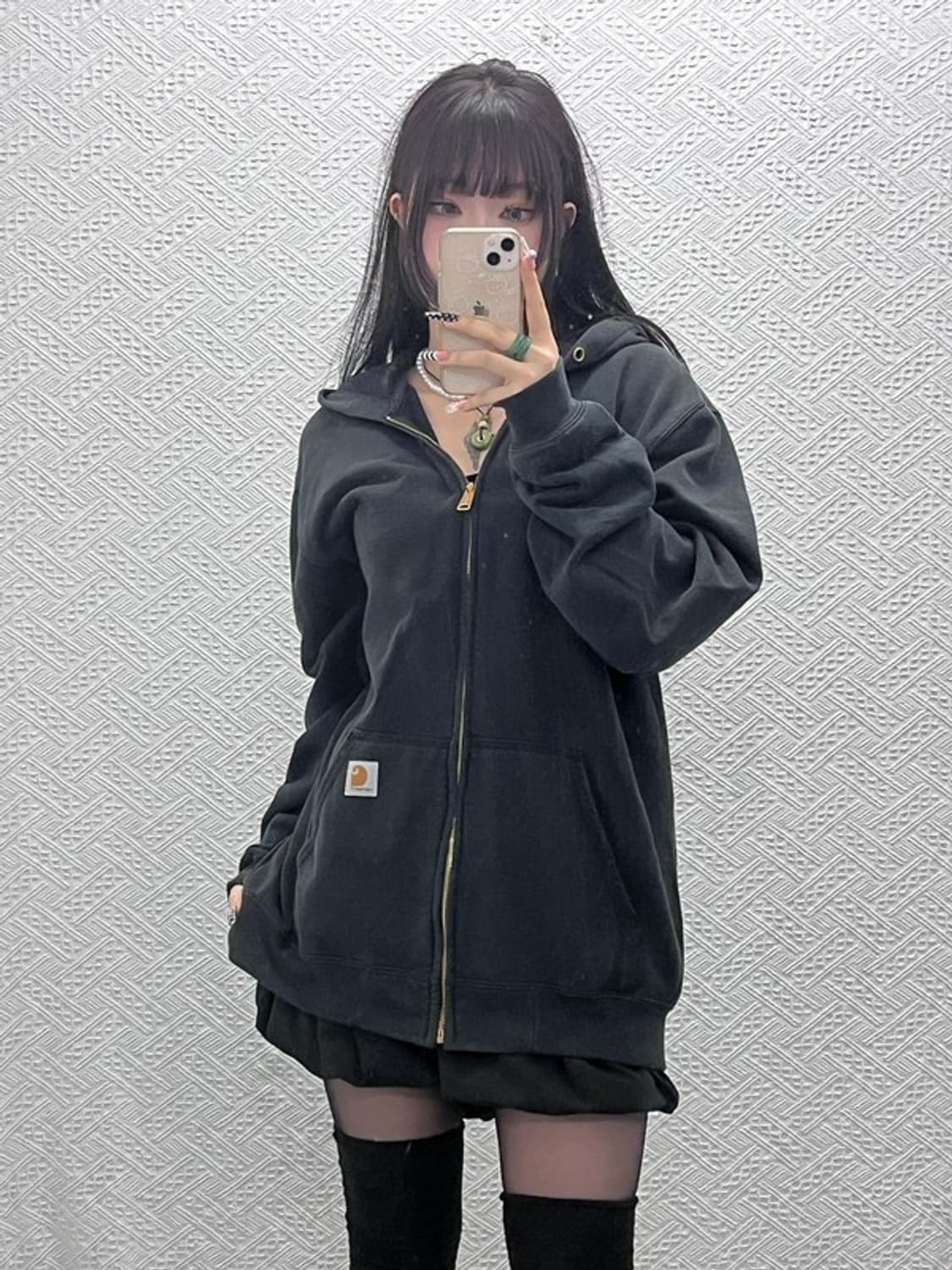 칼하트 빈티지 모던 캐주얼 약기모 후드집업 L C10570 상품이미지1