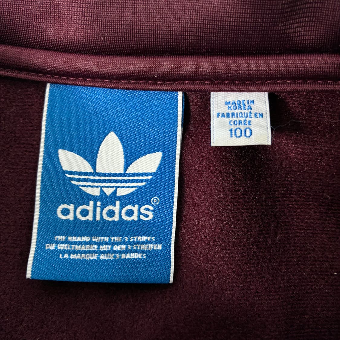 Adidas  아디다스 파이어버드 버건디 트랙탑 져지 상품이미지5