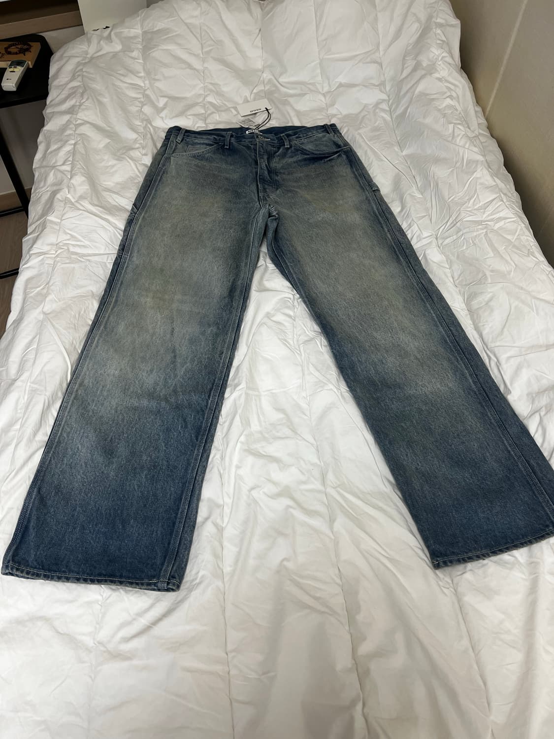 (새상품) 오라리 24AW 셀비지 페이디드 페인터 4사이즈 상품이미지7