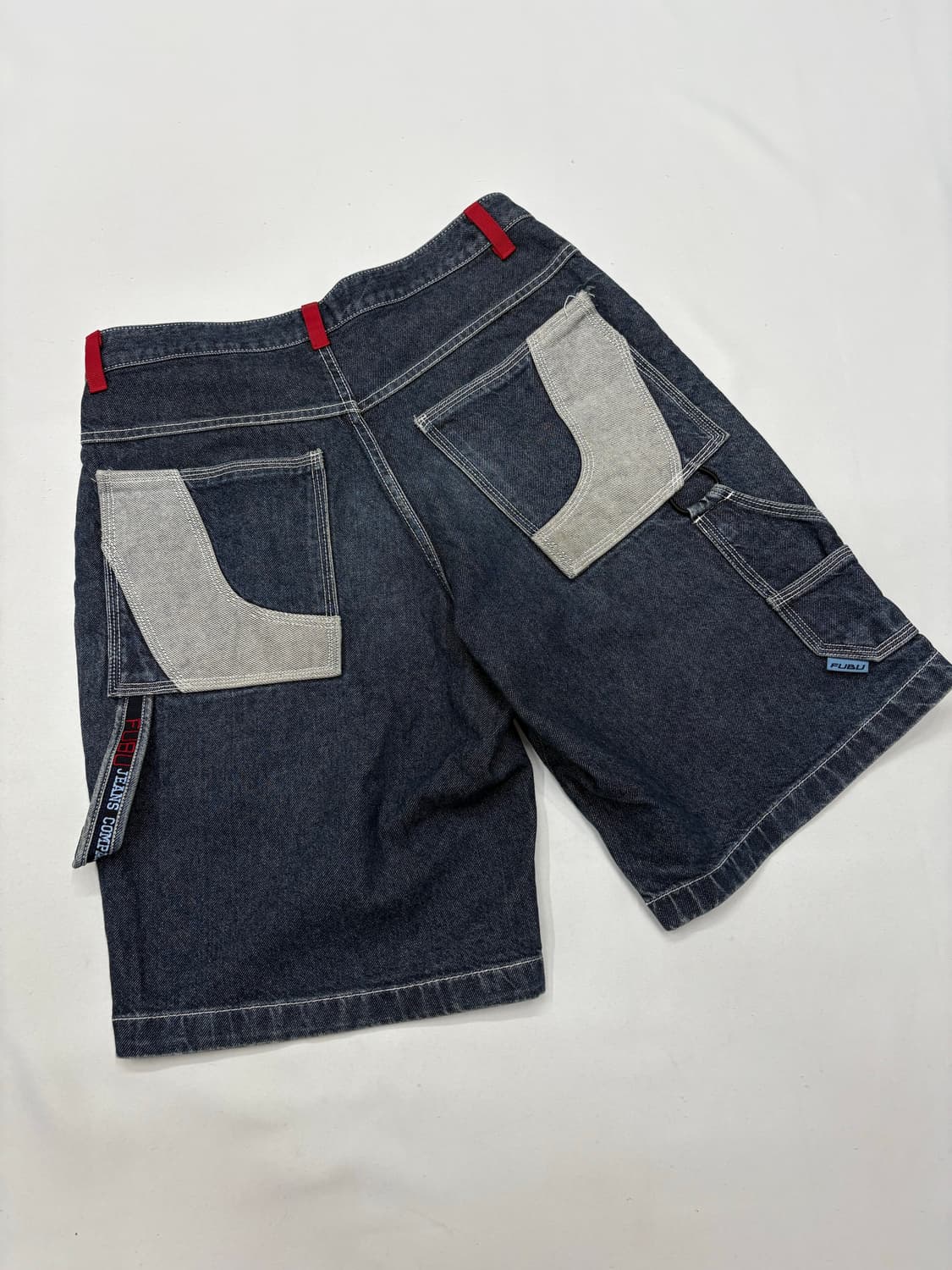 90s FUBU 후부 빈티지 카펜터 데님 반바지 상품이미지6