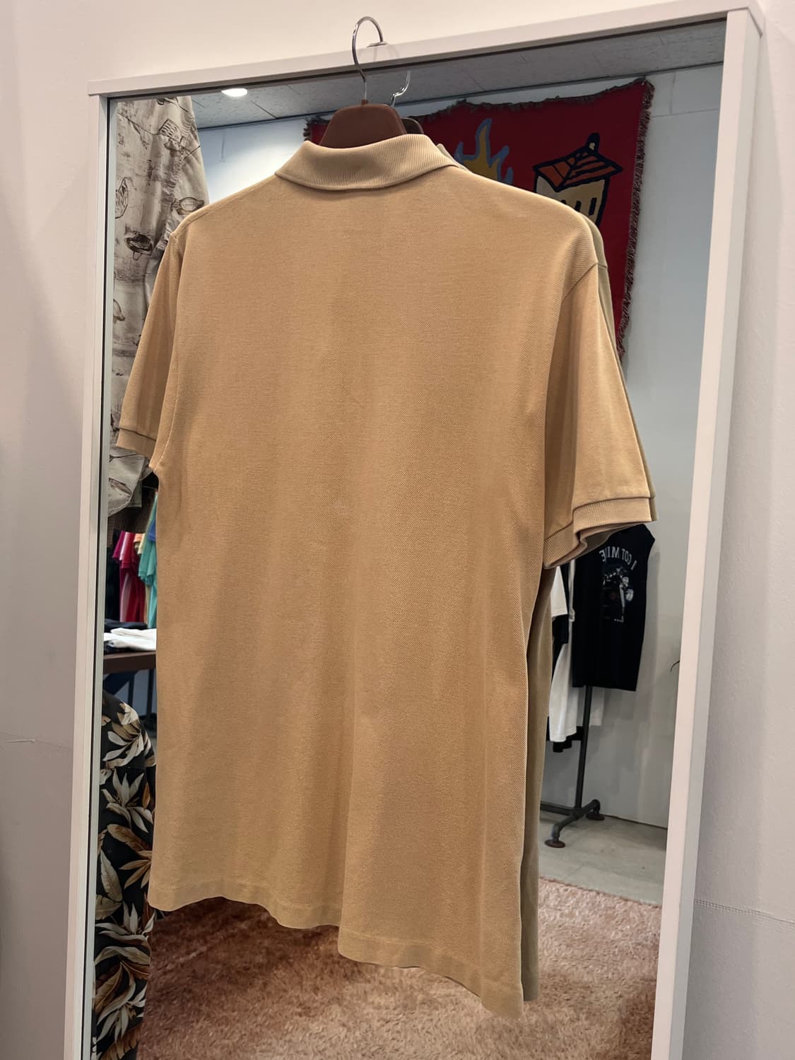 Lacoste 라코스테 카라티 pk 반팔 티셔츠 (beige) 상품이미지4