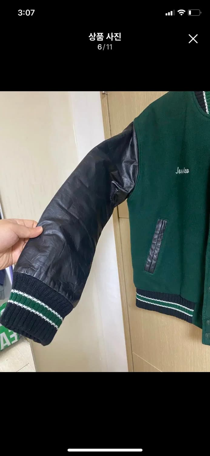[JG APPAREL] 울레더 바시티 자켓 S사이즈 MADE IN USA 상품이미지6