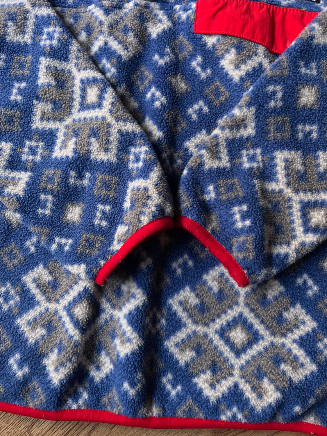 [XS]파타고니아 신칠라 스노우 플레이크 패턴 스냅 플리스 상품이미지5