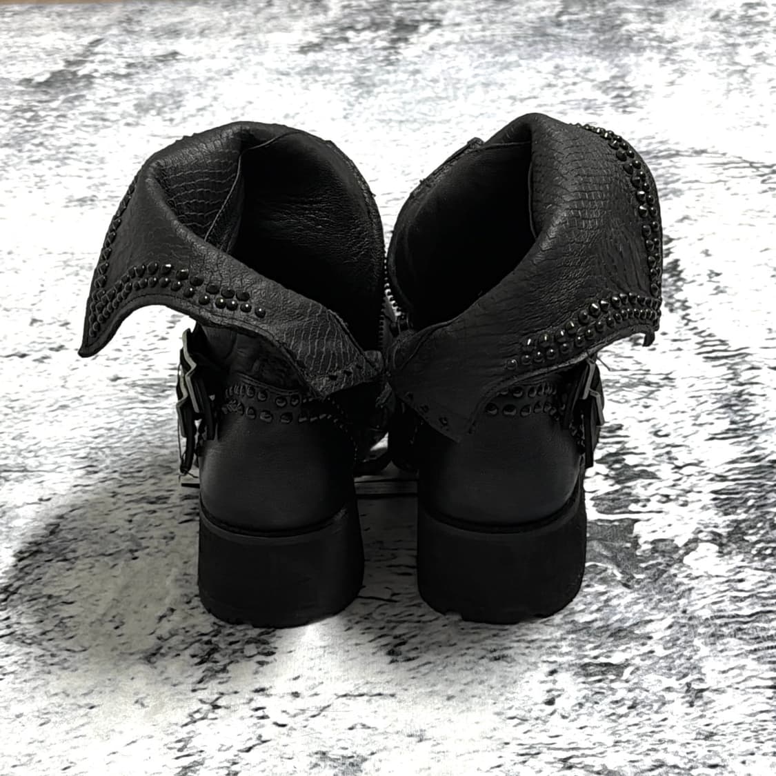 (풀구성 새상품) KMRii Crush Short Boots 42.5  상품이미지3