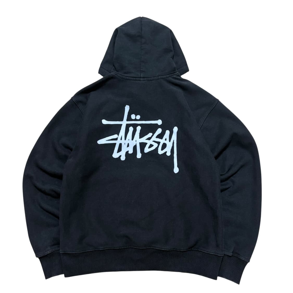 스투시 베이직로고 헤비 후드티 상품이미지1