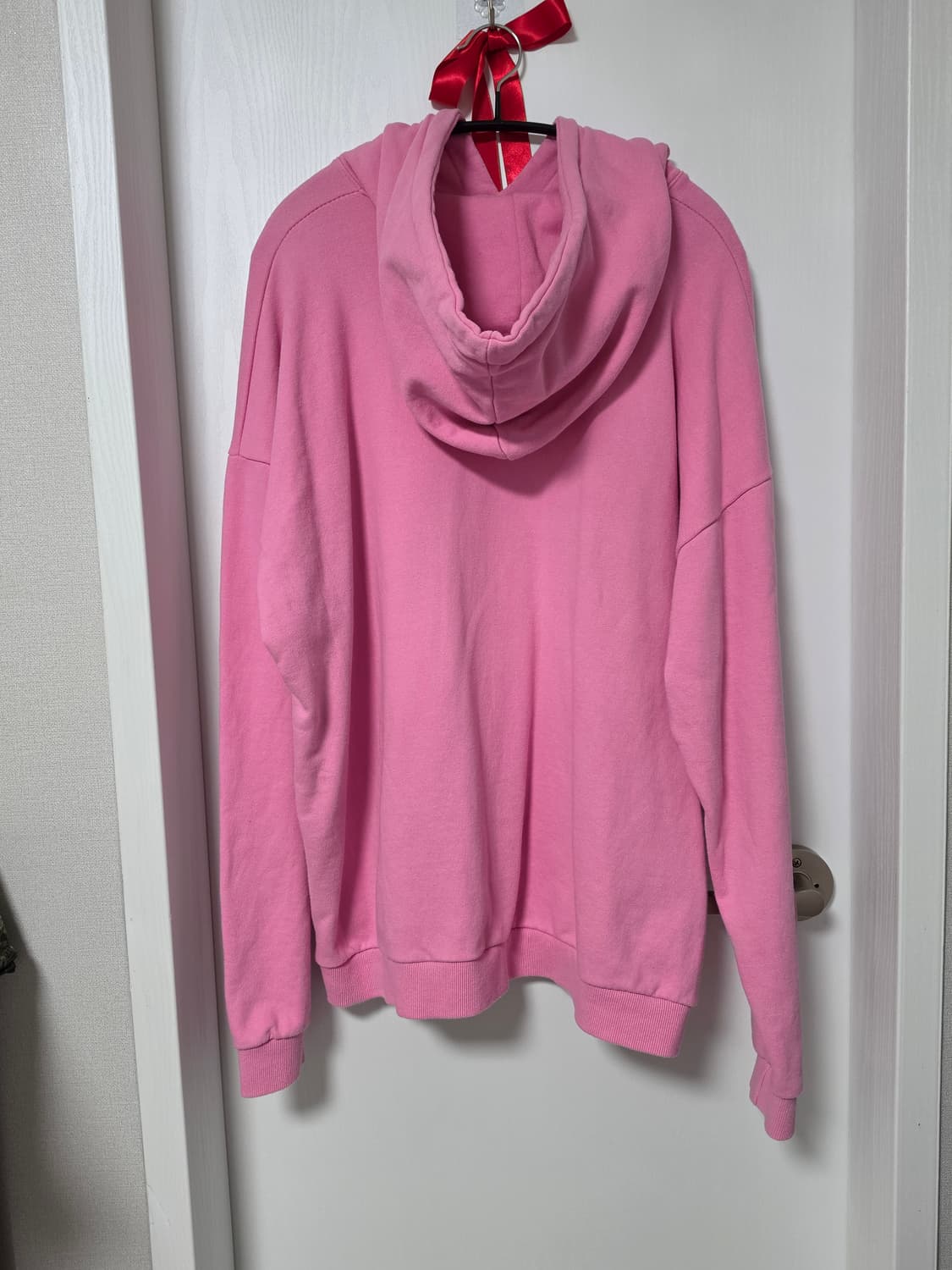 leey 오버사이즈 후드 핑크 상품이미지3