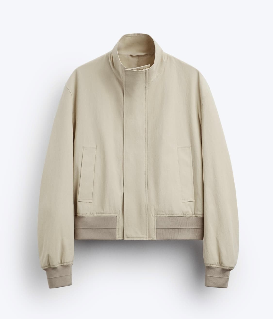 Zara Cropped Bomber Jacket 상품이미지3