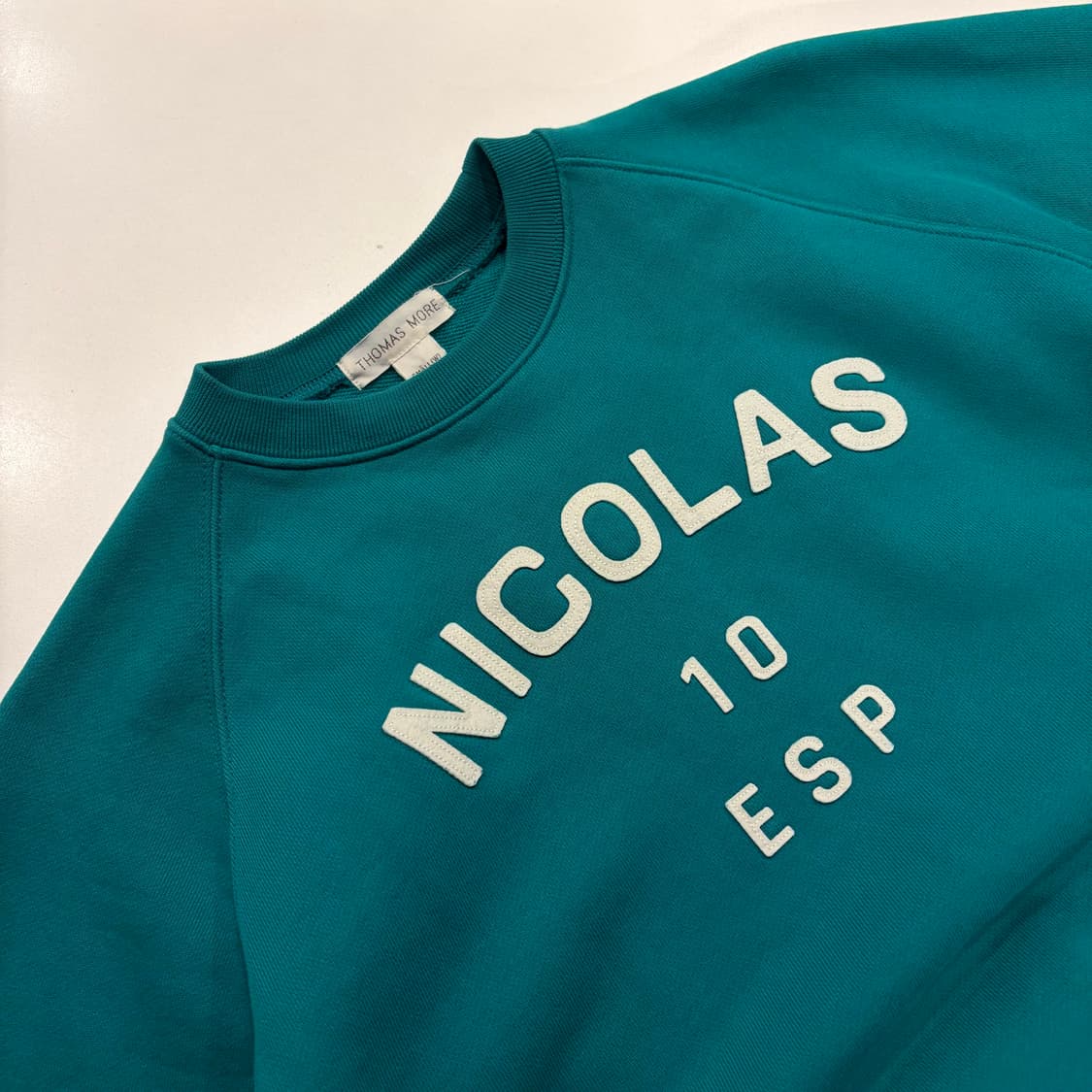 [S] 24FW 토마스모어 NICOLAS 맨투맨 티셔츠 그린 B956 상품이미지3
