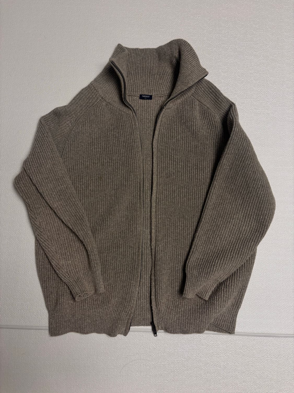 테이크이지 집업 니트 가디건 상품이미지3