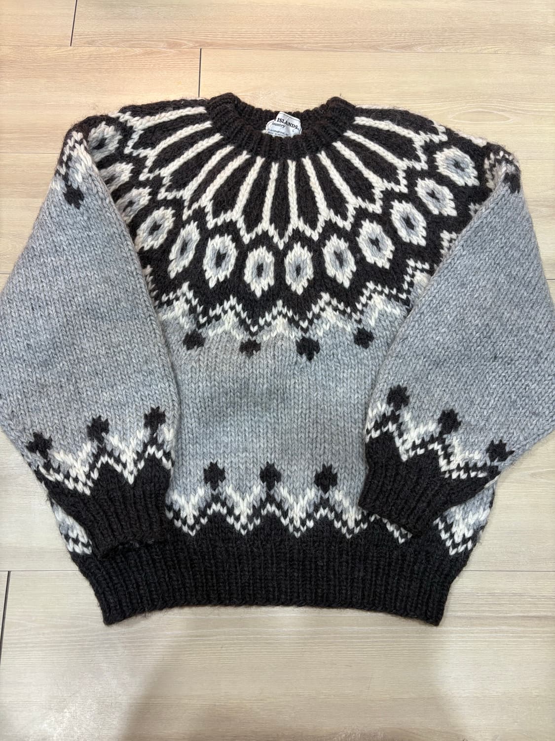 노르딕 패턴 빈티지 니트 상품이미지1