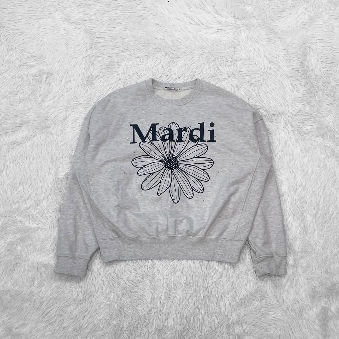 마르디메크르디 큐빅 플라워 맨투맨 상품이미지2