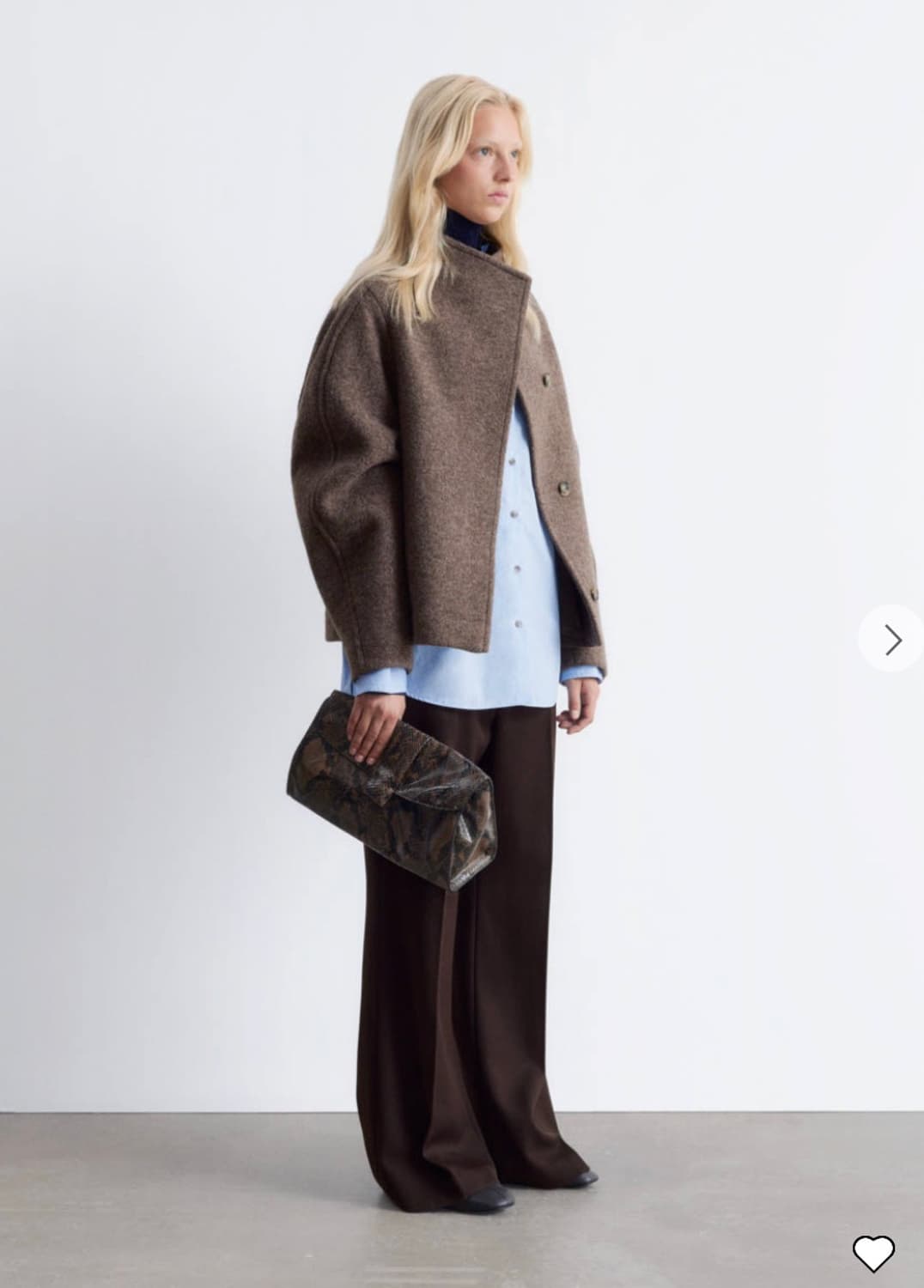 앤아더스토리즈 에이시메트릭 울 자켓 상품이미지2