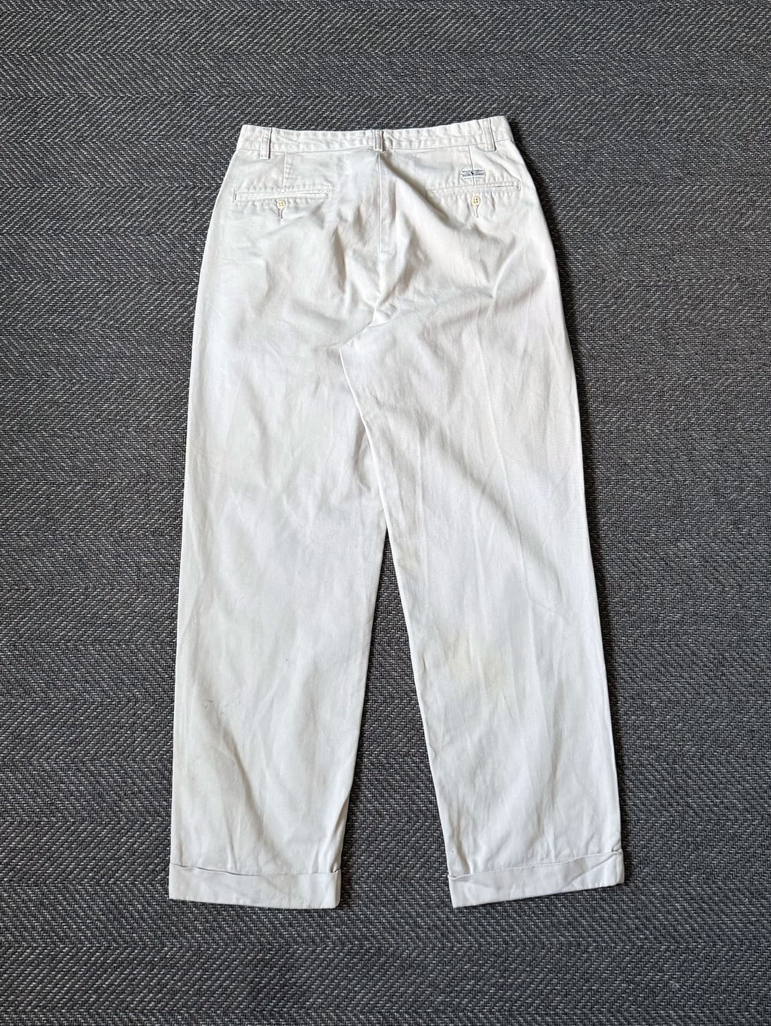 (32) 90s 폴로 랄프로렌 HAMMOND 더블 플리츠 치노팬츠 상품이미지8