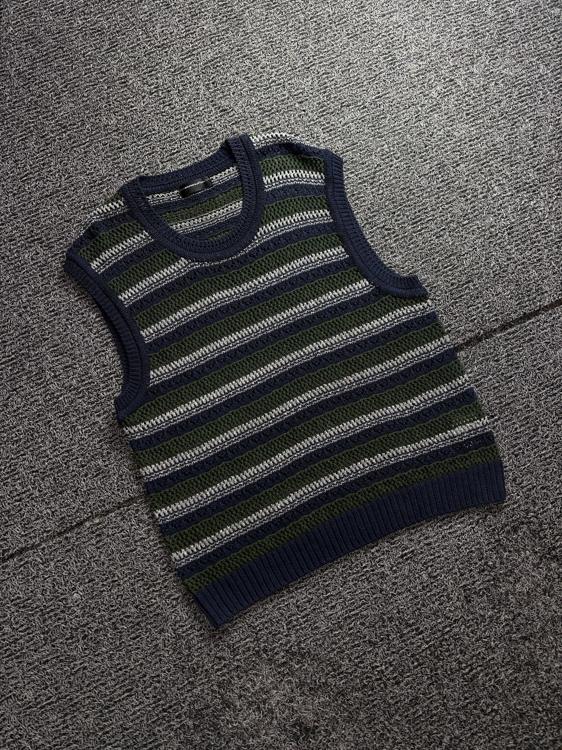 커스텀멜로우 에스닉 패턴 니트 베스트 2681 상품이미지1