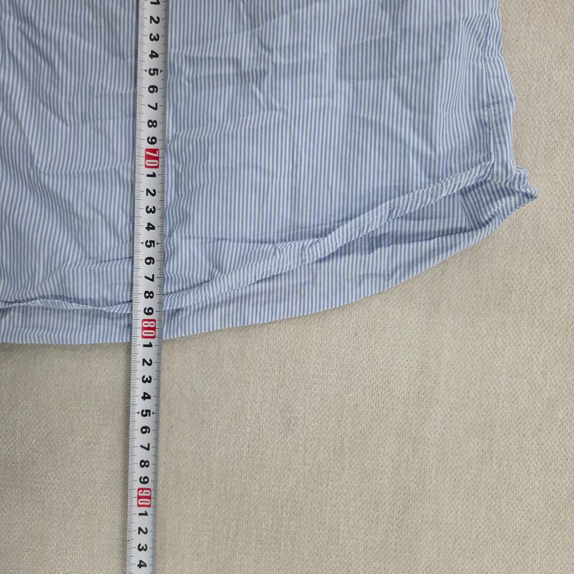 [실측] 자라 스트라이프 셔츠 남방 0210J 상품이미지9
