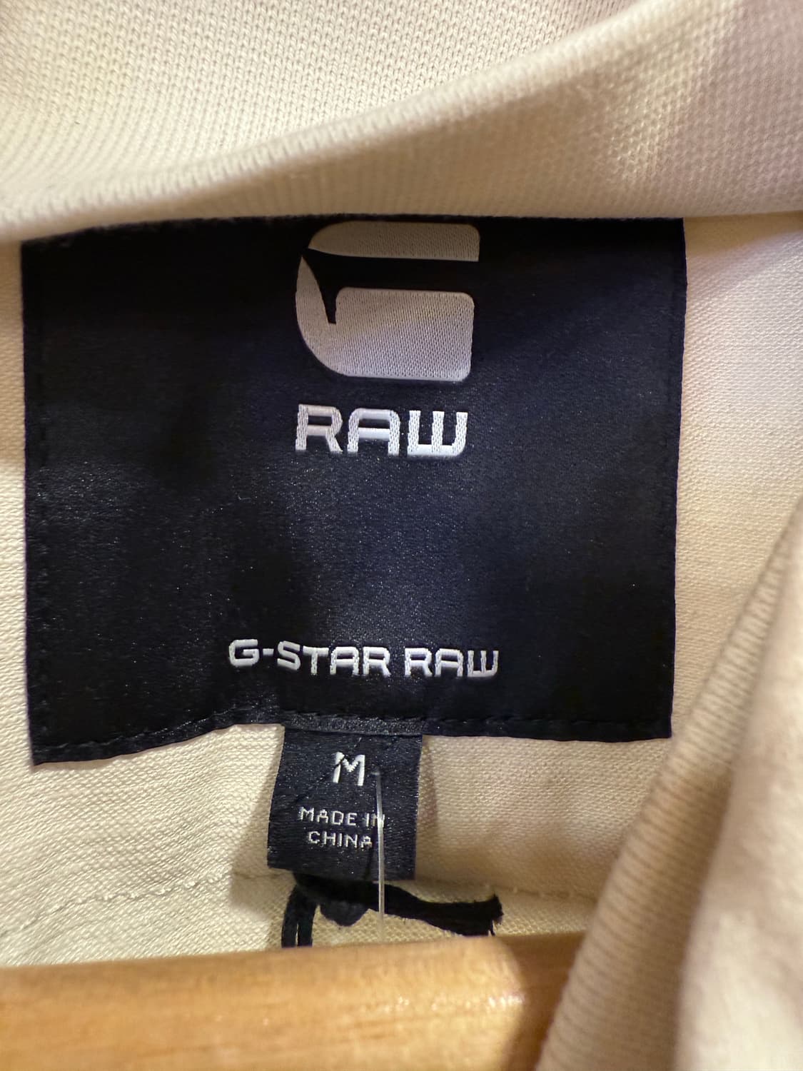 지스타 로우 베이지 로고 워크자켓 상품이미지2