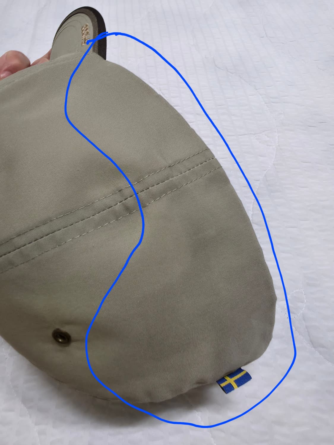 피엘라벤 올리브색상 모자 볼캡 L/XL 사이즈 상품이미지8
