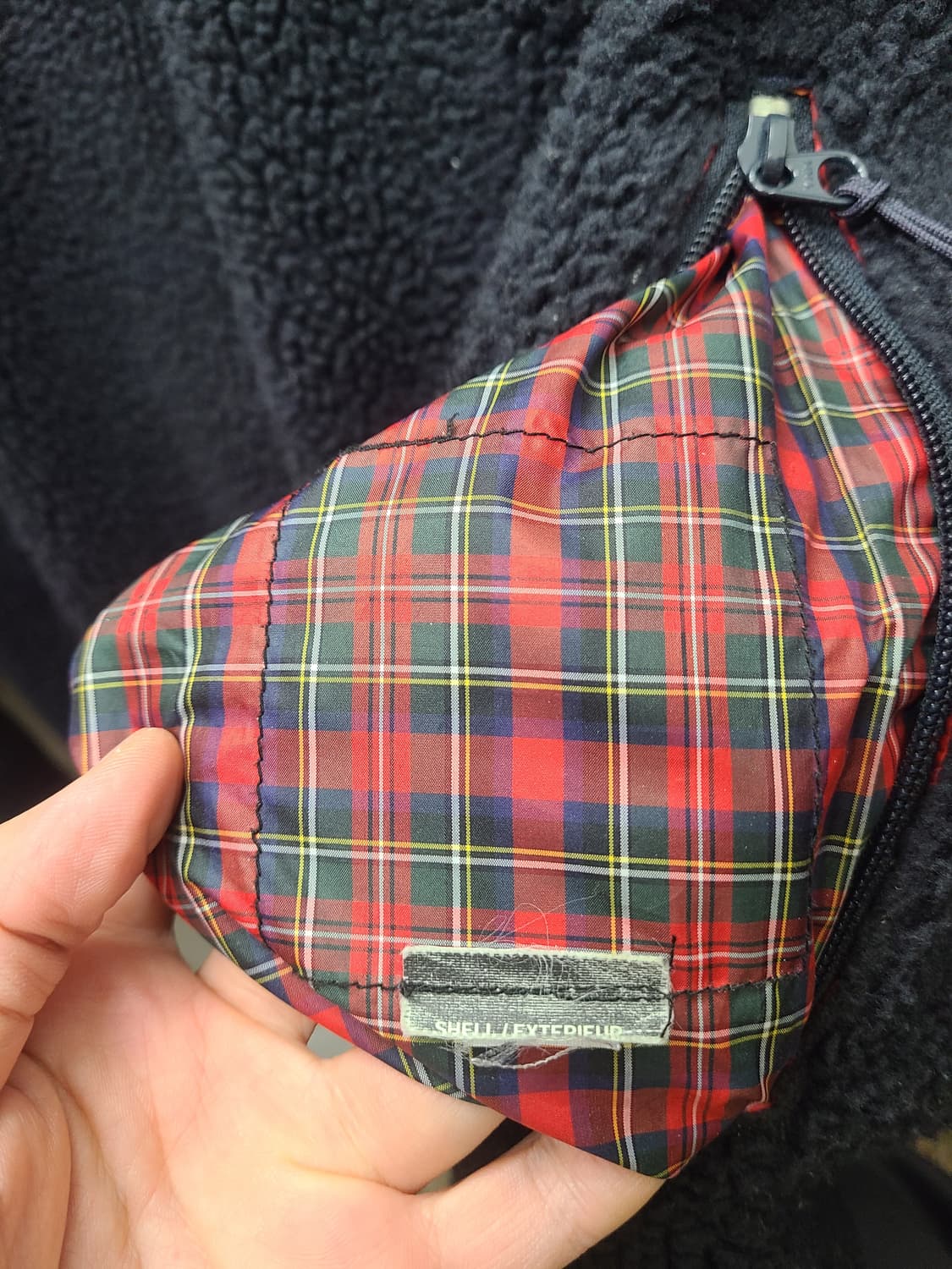 스투시 00s 패치워크 양면 후리스 상품이미지7