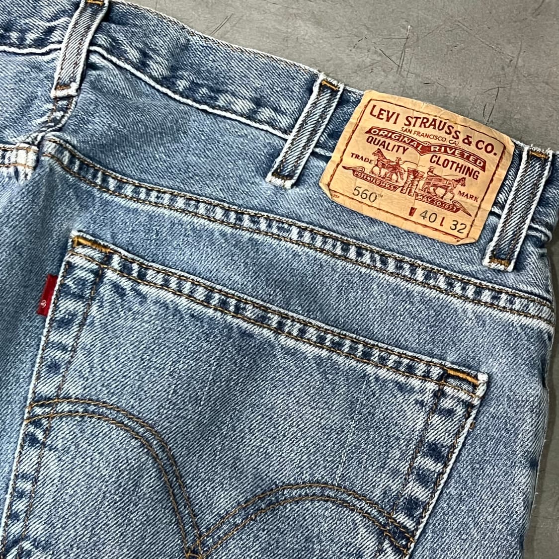  리바이스 560 블랭크탭 데님 팬츠 y15230 상품이미지5