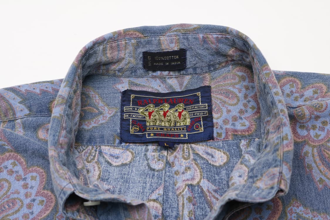 [L] 랄프로렌 챕스 오리엔탈 페이즐리 코튼셔츠 상품이미지3