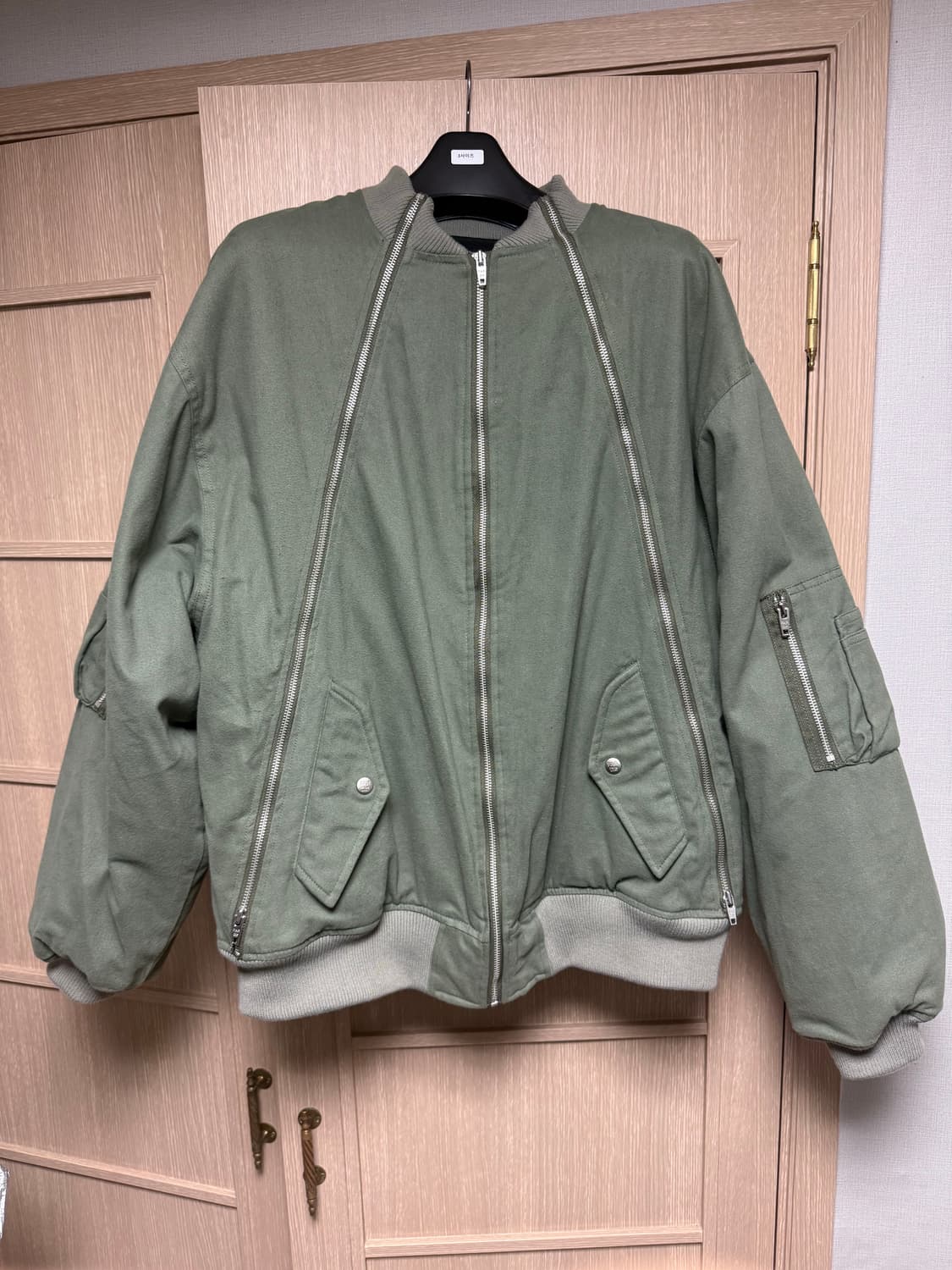 파프롬왓 몰스킨 봄버 카키 2 상품이미지2