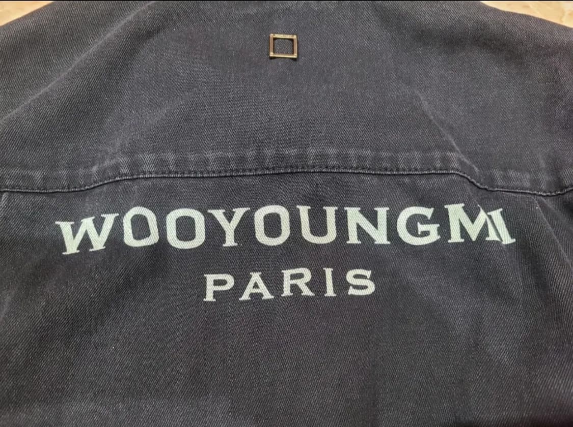 21SS 우영미 백로고 오버핏 데님셔츠 상품이미지4