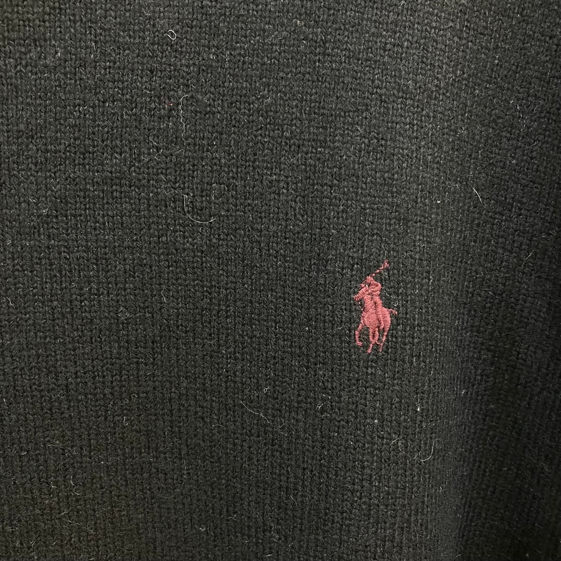 폴로 랄프로렌 블랙 터틀넥 니트 100 상품이미지4