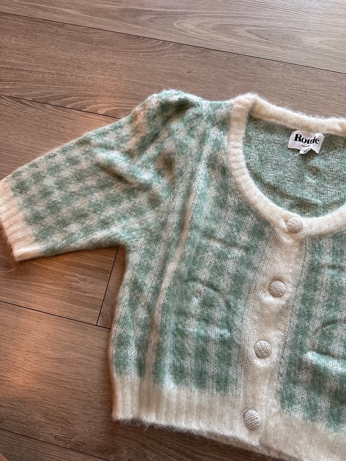 루즈 Rouje 세이지 로니 가디건 민트 사이즈 42 상품이미지5