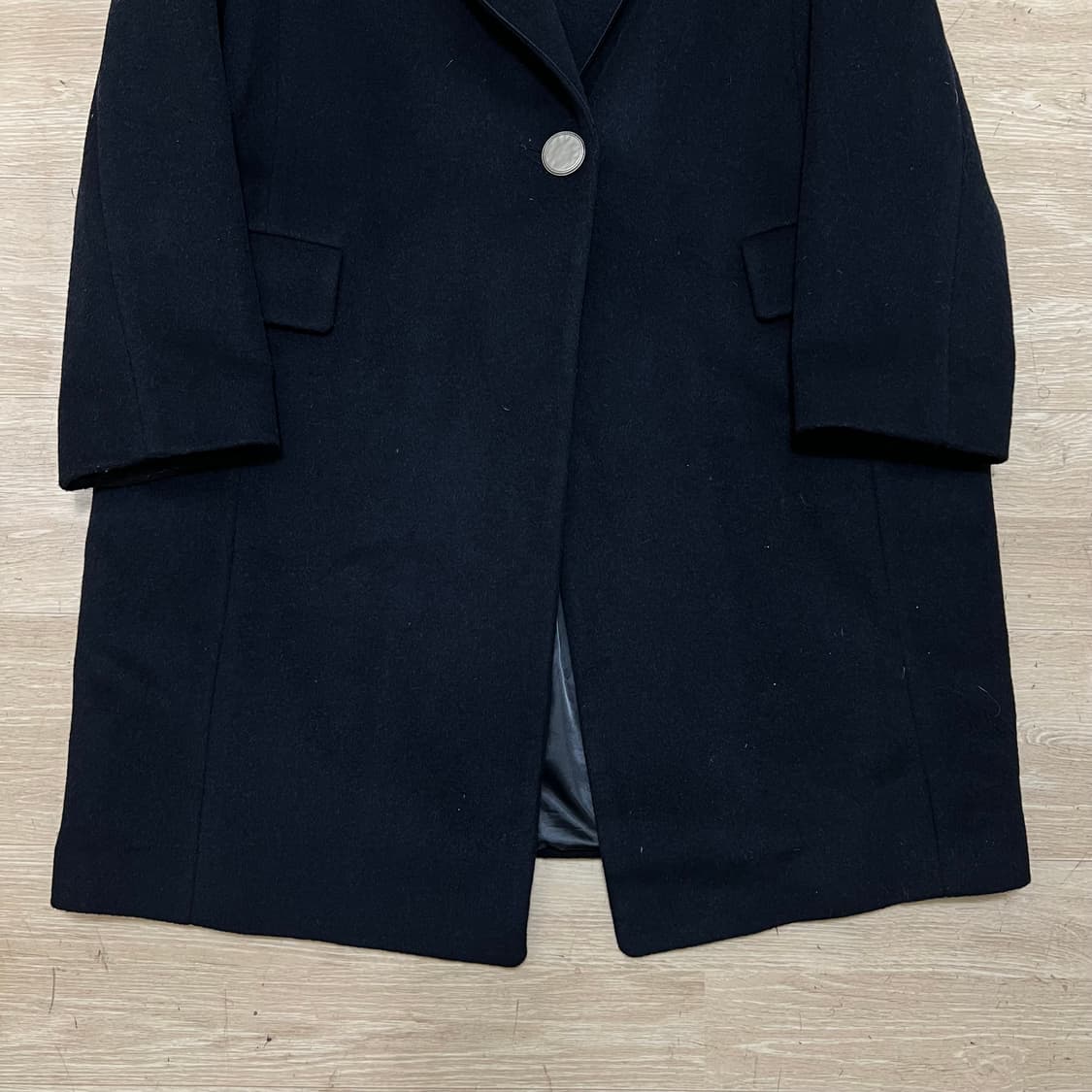 레노마 여성 울 혼방 싱글코트 [네이비] 91-96-165 상품이미지3